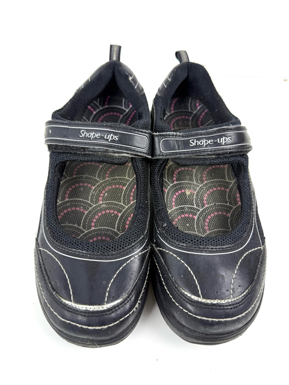 Skechers Shape-Ups Mary Jane Shoes Black Toning Shoes